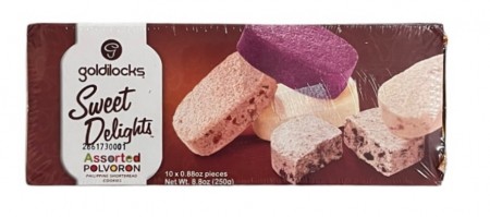 Goldilocks Pulvoron Assorted 16x25g (x30) Pålager 15.okt 2025