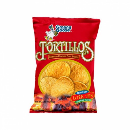 J&J Granny Gooze Tortillos BBQ 100g