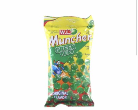 Muncher Green Peas Original 25g Pålager 15.august 2025