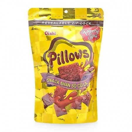 Oishi Pillows Chokolate Crackers 150g pålager 20.august 2026