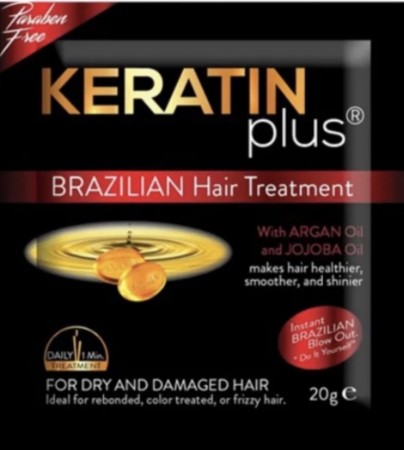 Keratin Plus Brazilian Hair Treatment 20g