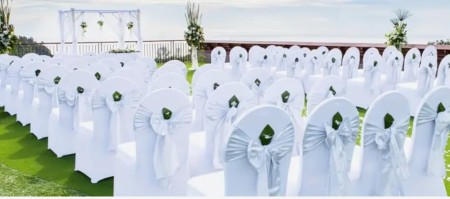 Hvit stoltrekk (leie)