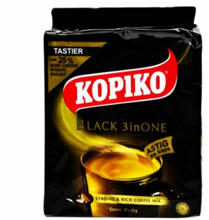 Kopiko Black 3-in-1 Coffee Mix Black | 20g 10pcs Pålager 20. november 2025