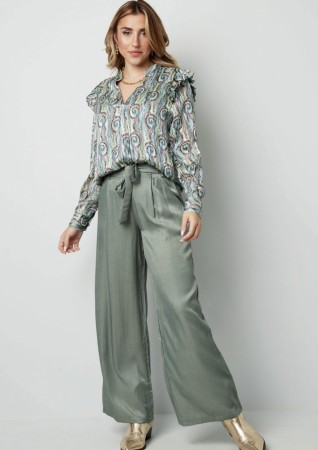 Long pants bow detail Green - M