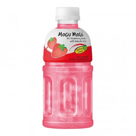 MOGU Strawberry flv drink & Nata De Coco 
