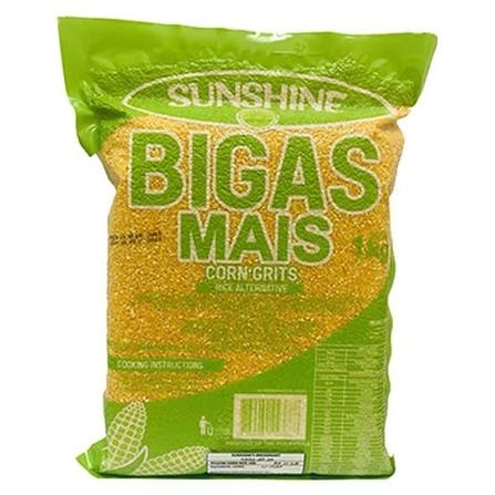 Sunshine Bigas Mais Yellow Corn Grits 1000g Pålager 12.juni 2026