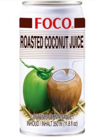 FOCO roasted Coconut JUICE green Drink 350ml