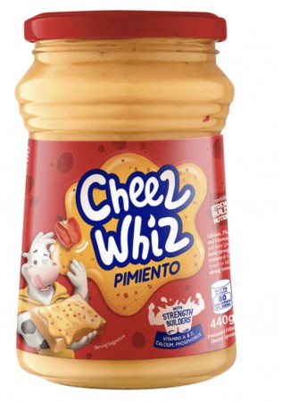 Kraft Cheeze Whiz Pimiento 210g Pålager 15.August 2025