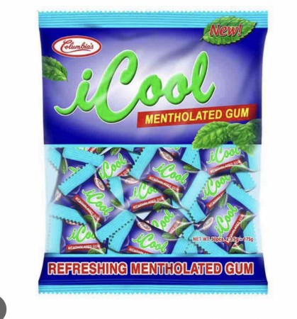 Icool Mentholated Gum 50's BFD feb 2024