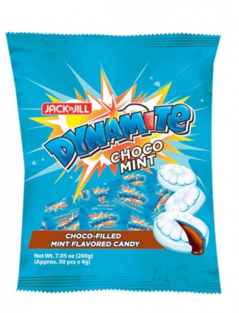 Dynamite CHOCO filled Mint Candy 40g Pålager 20.november 2025