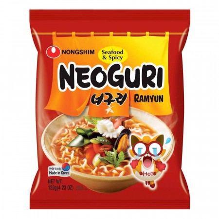 NONGSHIM Neoguri ramyun seafood & spicy 120g pålager 13.juni