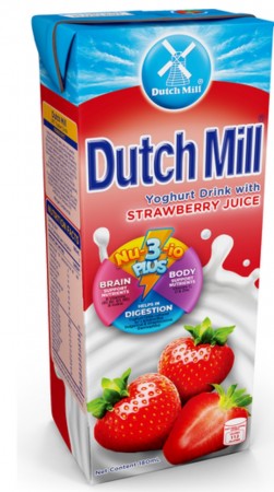 DUTCH FRUITS DRINK STRAWBERRY 180ml