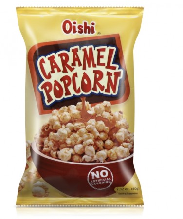 Oishi caramel popcorn 60g